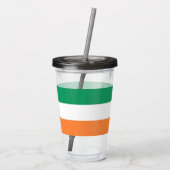 Verre En Acrylique Irlande National Flag, standard irlandais, bannièr (Dos)