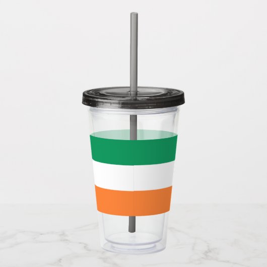 Verre En Acrylique Irlande National Flag, standard irlandais, bannièr (Droite)