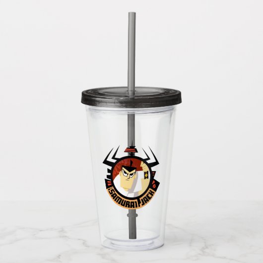 Verre En Acrylique Jack Samurai Dans Le Cadre Futuriste Aku (Devant)