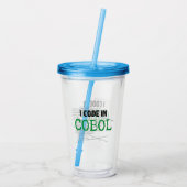 Verre En Acrylique Je code dans COBOL.w (Dos)