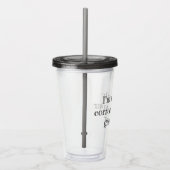 Verre En Acrylique Je corrige ta grammaire en silence (Droite)