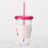 Verre En Acrylique Je suis un chat intérieur drôle (Droite)