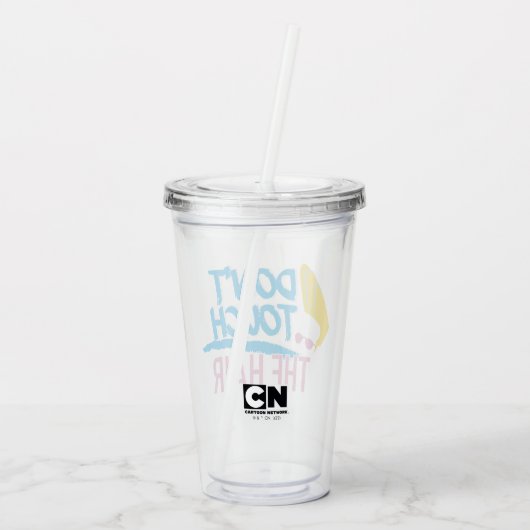 Verre En Acrylique Johnny Bravo - Ne touchez pas le graphique des che (Dos)