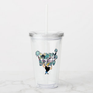 Verre En Acrylique Johnny Bravo Palm Tree Nom