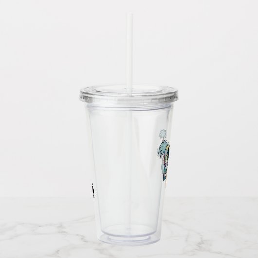 Verre En Acrylique Johnny Bravo Palm Tree Nom (Droite)