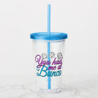 Jolie Bunco Jeu Nuit Pink Blue Dice