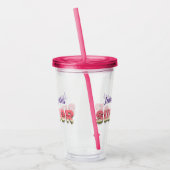 Verre En Acrylique Jolie pastèque été humour typographie (Gauche)