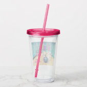 Verre En Acrylique Jour de bowling 16oz Tumbler - Fille (Dos)