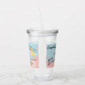 Verre En Acrylique Jour d'été à la 18ème fête d'anniversaire de plage (Gauche)