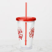 Verre En Acrylique Joyeuse Saint-Valentin (Droite)