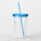 Verre En Acrylique Joyeux ananas tropical (Gauche)