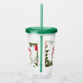 Verre En Acrylique Joyeux Noël de verdure (Droite)