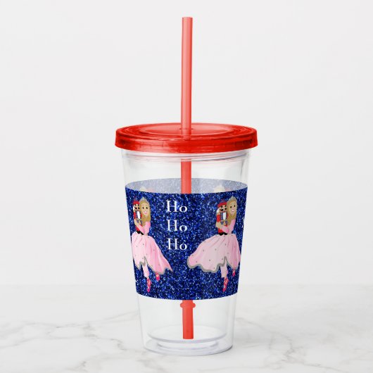 Verre En Acrylique Joyeux Noël Nutcracker Ballerina (Devant)