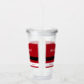 Verre En Acrylique Joyeux Noël - Père Noël - Cadeaux Pour Tous (Droite)