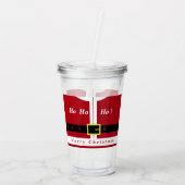 Verre En Acrylique Joyeux Noël - Père Noël - Cadeaux Pour Tous (Dos)