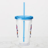 Verre En Acrylique Kawaii Chat Manger Ramen - Jolies nouilles japonai (Droite)