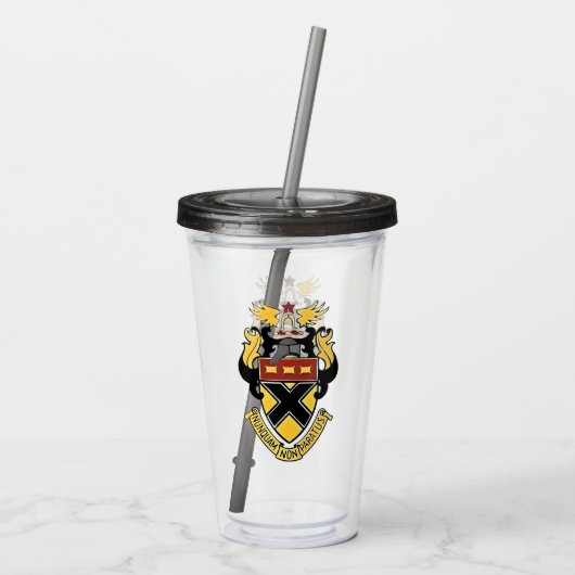 Verre En Acrylique Kemper Military School & College Crest (Dos)