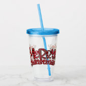 Verre En Acrylique Kids Merry Christmas Reindeer (Gauche)