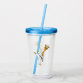 Verre En Acrylique Kung Fu giraffe (Dos)