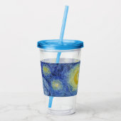 Verre En Acrylique La nuit étoilée de Van Gogh (Dos)