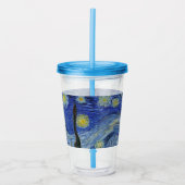 Verre En Acrylique La nuit étoilée de Van Gogh (Devant)