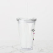 Verre En Acrylique La servante d'honneur Mariage couleur rose rose ro (Droite)