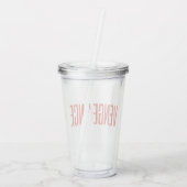 Verre En Acrylique La silhouette Batman Vengeance (Dos)