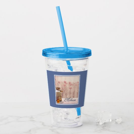 Verre En Acrylique Lait rustique peut style rustique sur bois (Devant glace)