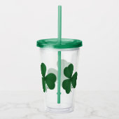 Verre En Acrylique Large Shamrock (Droite)