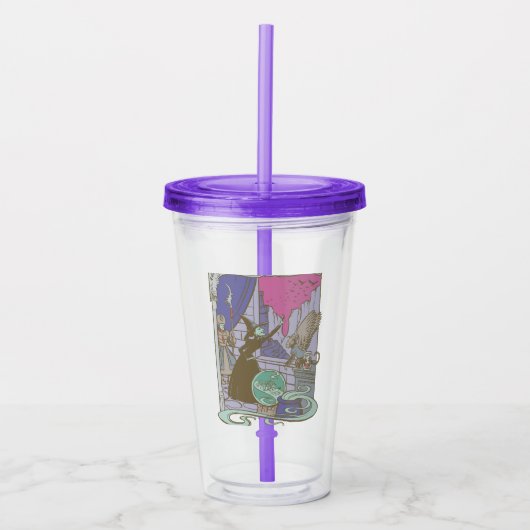 Verre En Acrylique L'Assistant D'Oz™ | Storybook Wicked Witch™ (Devant)