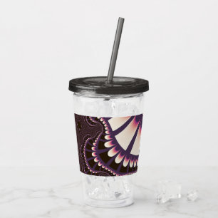 Verre En Acrylique Lavande et Pink Remix