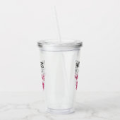 Verre En Acrylique Le bonheur mignon a vos clous faits (Gauche)