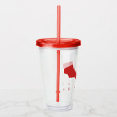 Verre En Acrylique Le logo Batman Bat (Droite)