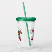 Verre En Acrylique Le marteau de rock du géologue et le logo du drape (Gauche)