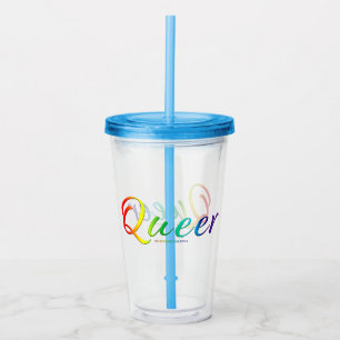 Verre En Acrylique Le mot unique expressif et étrange de SlipperyJoe