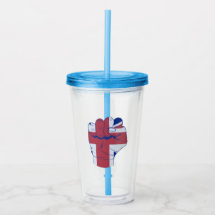 Verre En Acrylique Le Poing des Britanniques