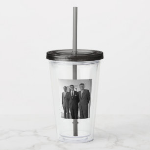 Verre En Acrylique Le président américain John Kennedy et ses frères,