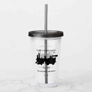 Verre En Acrylique Le train de Gary