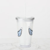 Verre En Acrylique Les ailes du petit ange mignon (Droite)