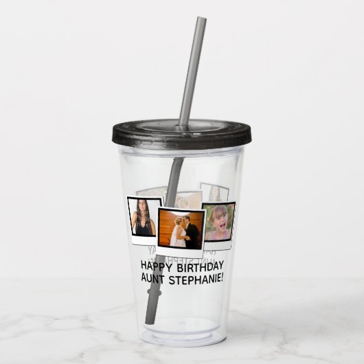 Verre En Acrylique Les cadres faits sur commande de l'instantané (Dos)