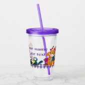 Verre En Acrylique Les souris et les écureuils jouent un concert (Gauche)