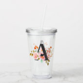 Verre En Acrylique Lettre A (Dos)