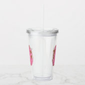 Verre En Acrylique Lettre A Café : Monogramme Initiale  (Droite)