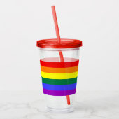 Verre En Acrylique LGBT à Rainbow Pride (Gauche)