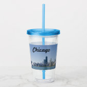 Verre En Acrylique L'horizon de Chicago (Devant)