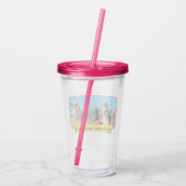 Verre En Acrylique Ligne Conga pour la fête des chiens (Dos)