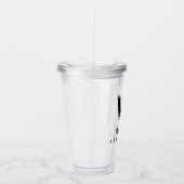 Verre En Acrylique Ligue de Justice | Logo Wayne Aerospace (Droite)