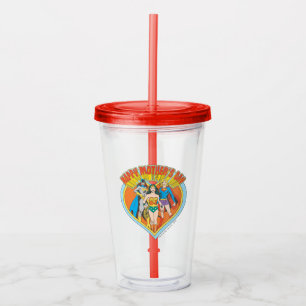 Verre En Acrylique Ligue de la justice Joyeuse fête des mères