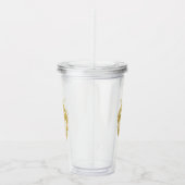 Verre En Acrylique Lion Avec Couronne - Style Or 3 (Droite)