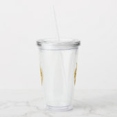 Verre En Acrylique Lion Avec Couronne - Style Or 3 (Gauche)